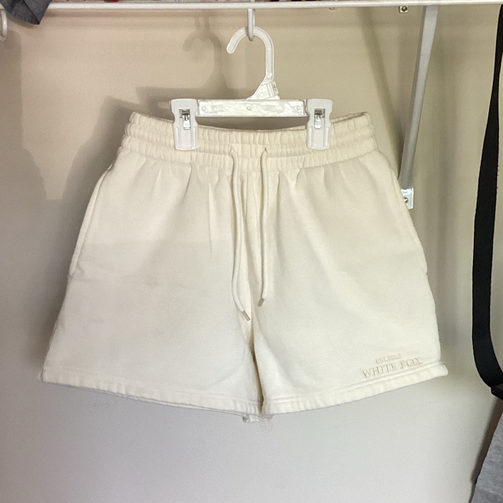 Women's Cream WHITE FOX Shorts
